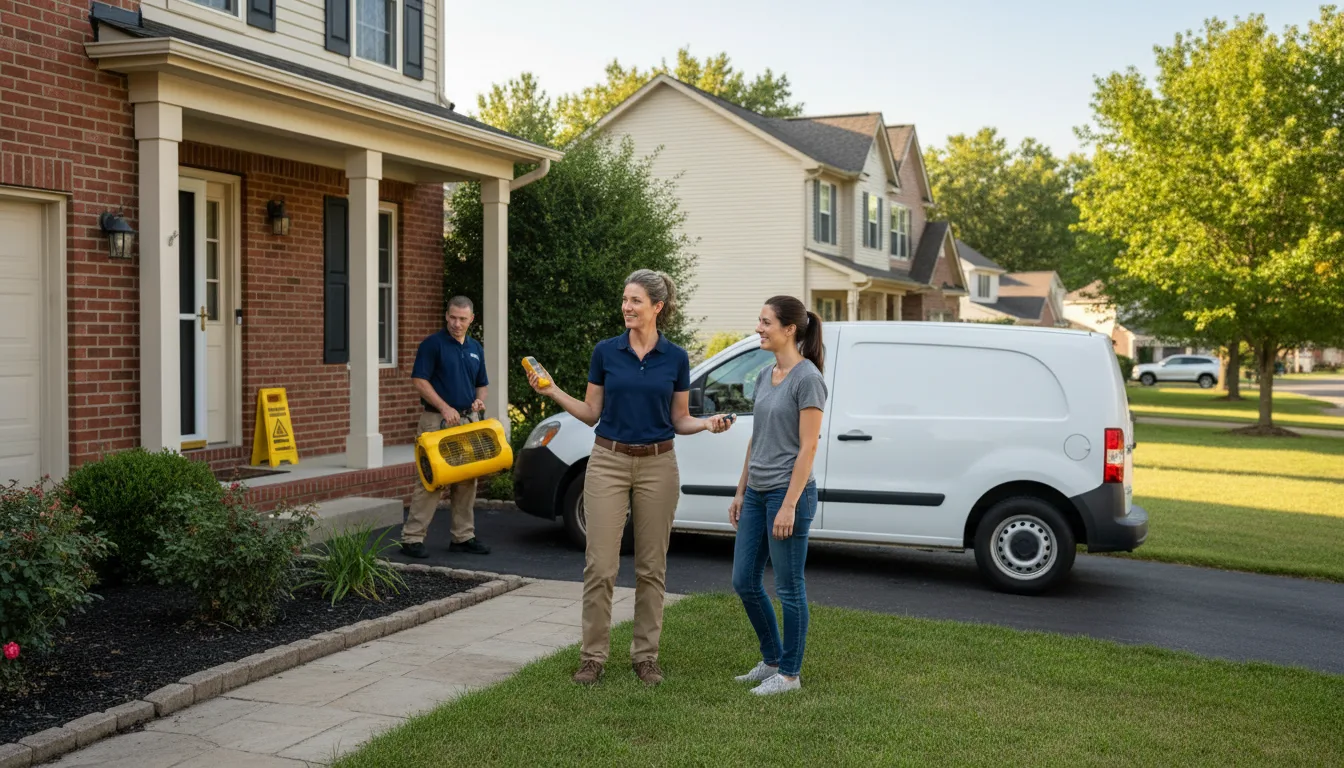 Residential water damage restoration in Quartzsite, AZ